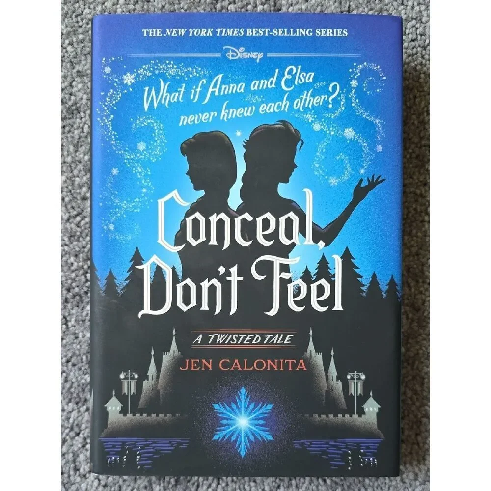 Disney Conceal, Don't Feel Hardcover - Blue & Black